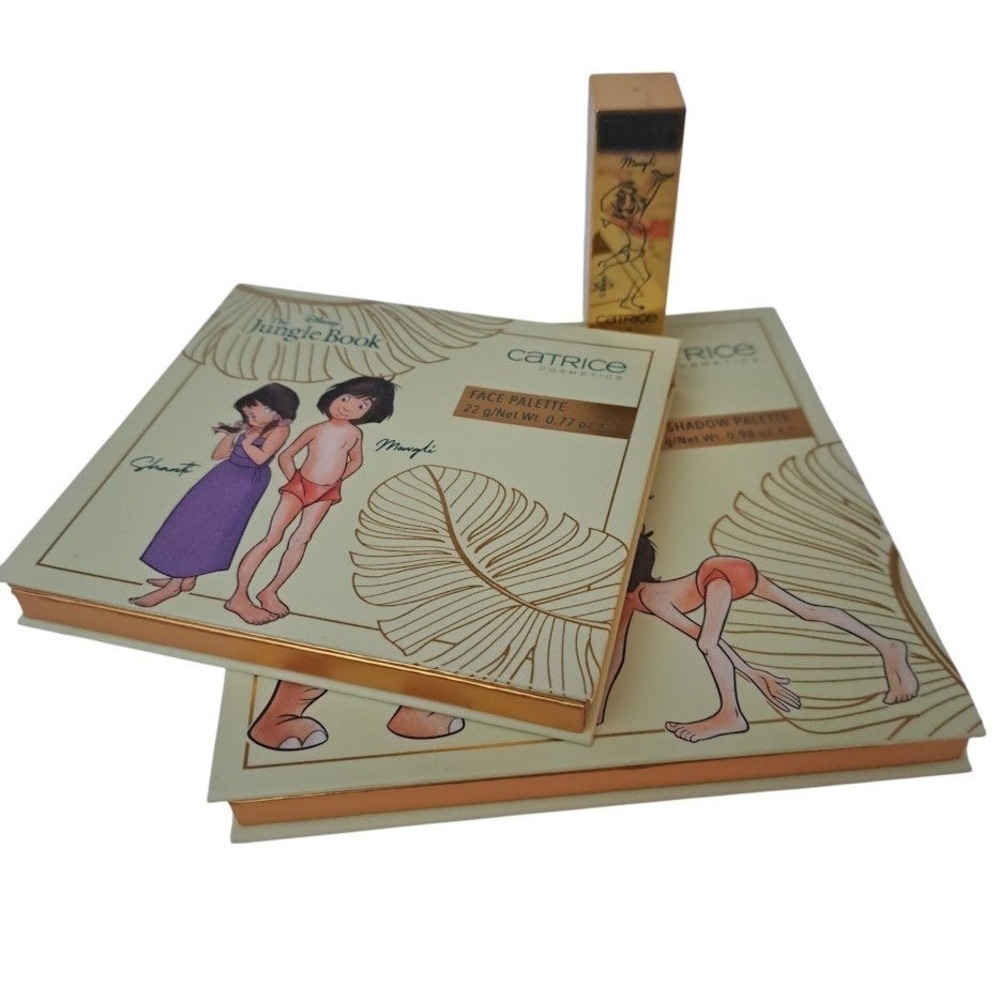 Catrice Disney The Jungle Book Eyeshadow Face Palette and Lip Balm Set 020 New